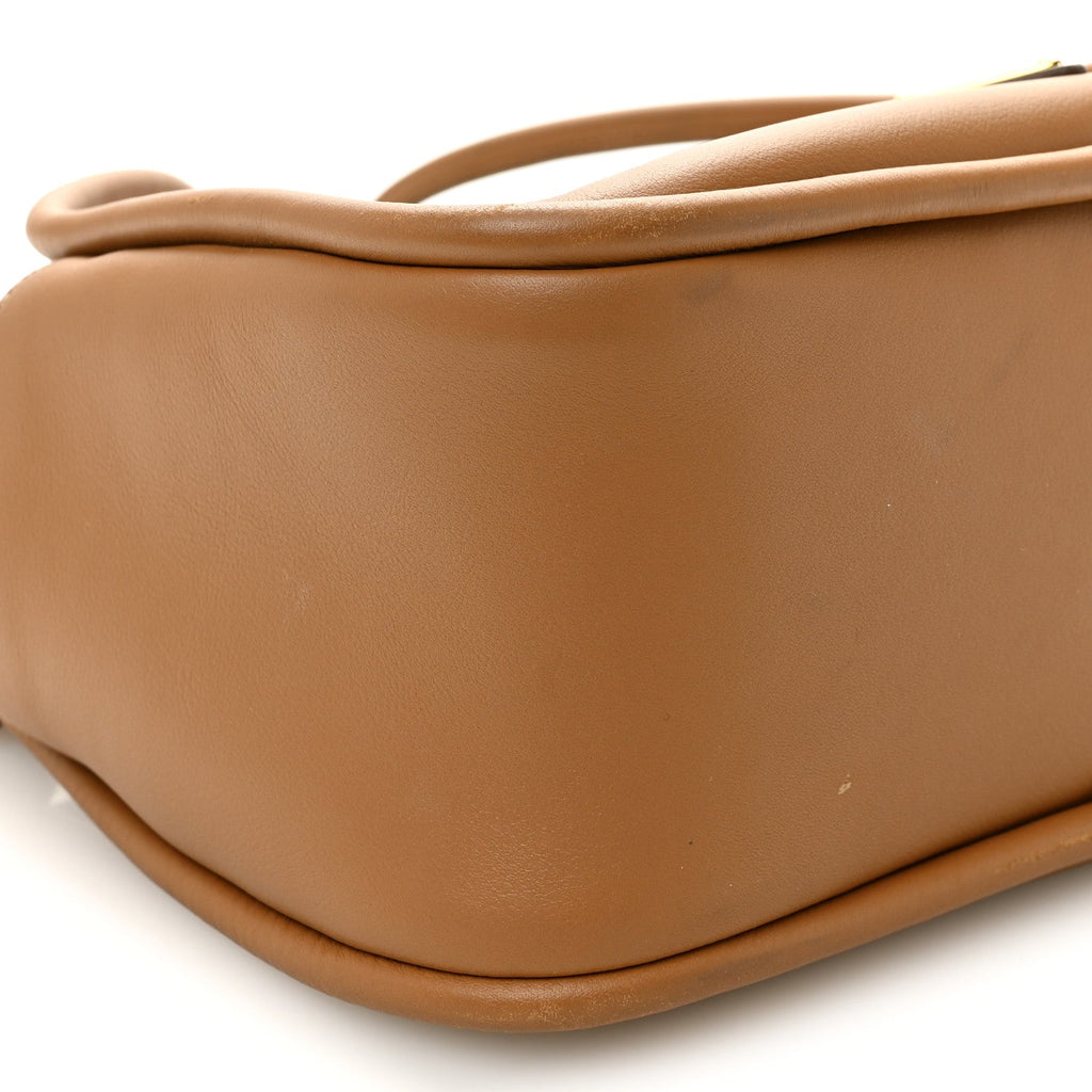 Soft Calfskin Darling Shoulder Bag Caramel