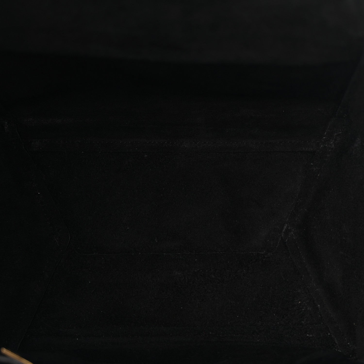 Soft Grained Calfskin Sangle Bucket Bag Black