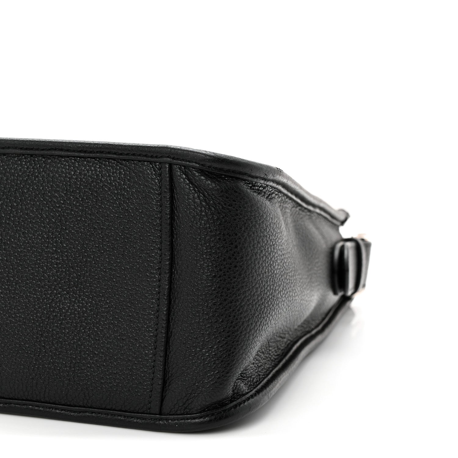 Vitello Daino Soft Hobo Messenger Bag Black