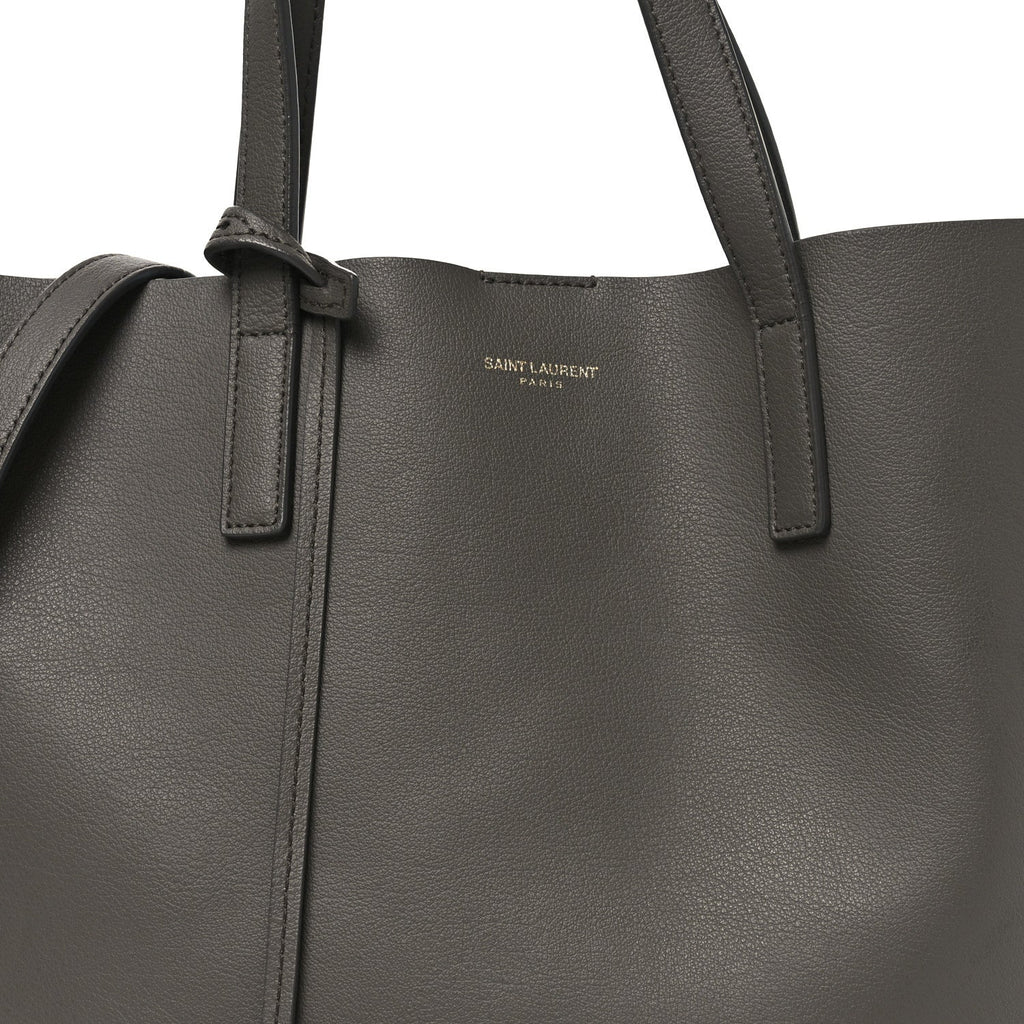Calfskin Toy Shopping Tote Earth Grey