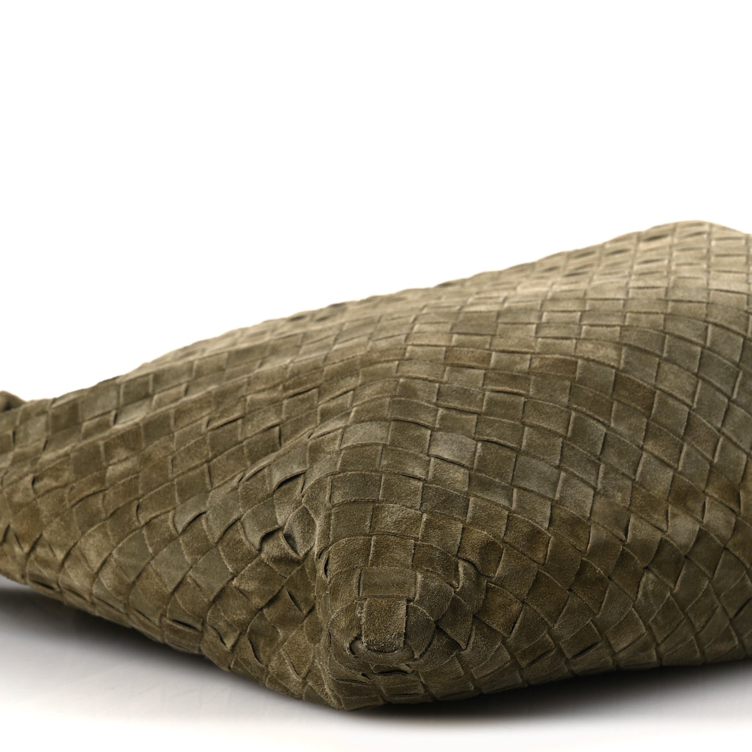 Suede Intrecciato Large Hop Mud