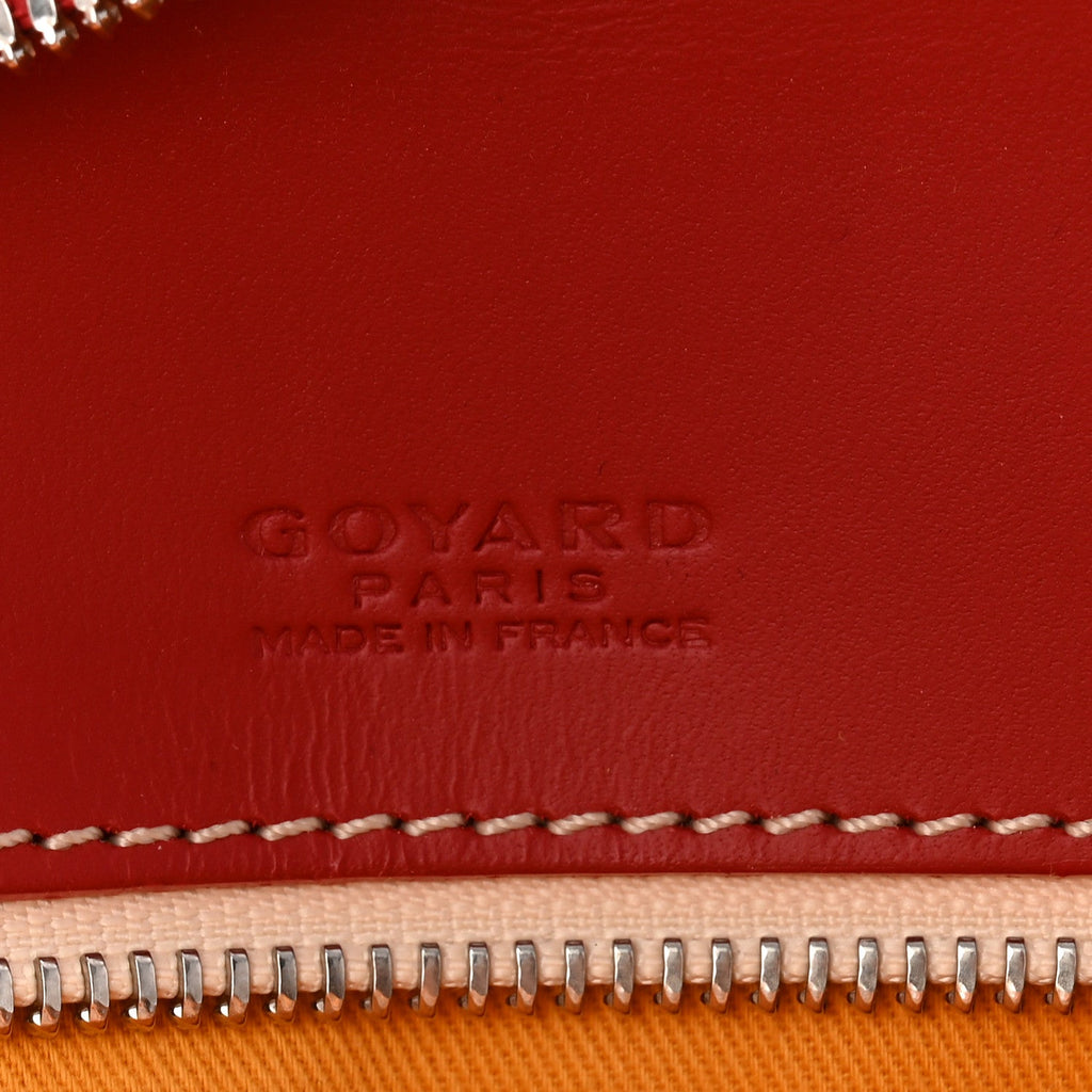 Goyardine Ambassade MM Briefcase Red