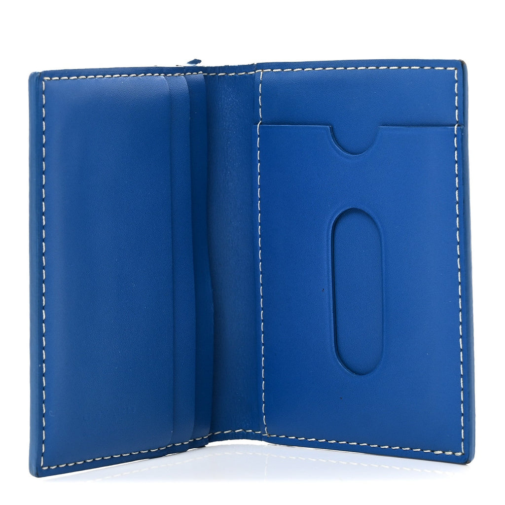 Goyardine Saint Marc Folding  Case Sky Blue
