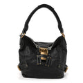 Calfskin Paddington Hobo Black