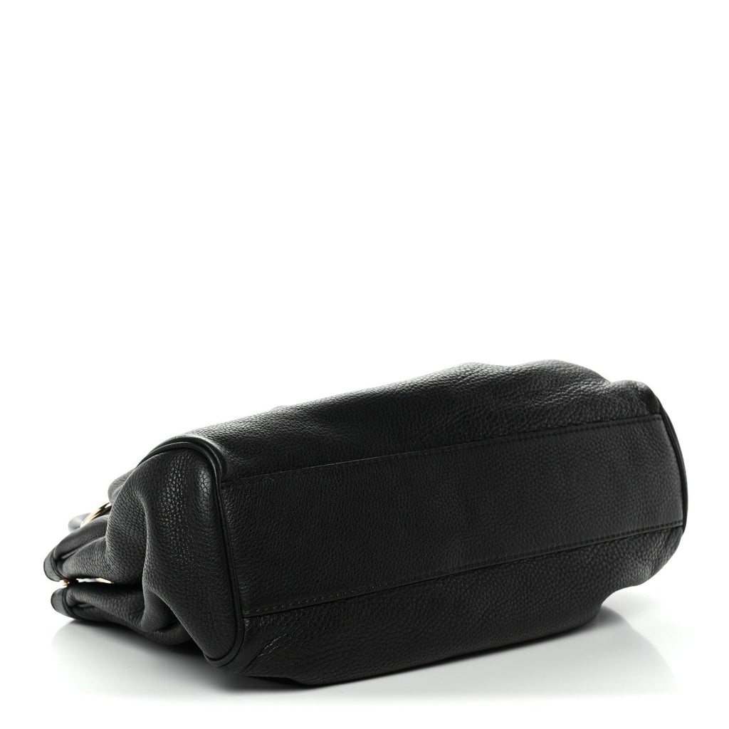 Calfskin Medium Sukey Tote  Black