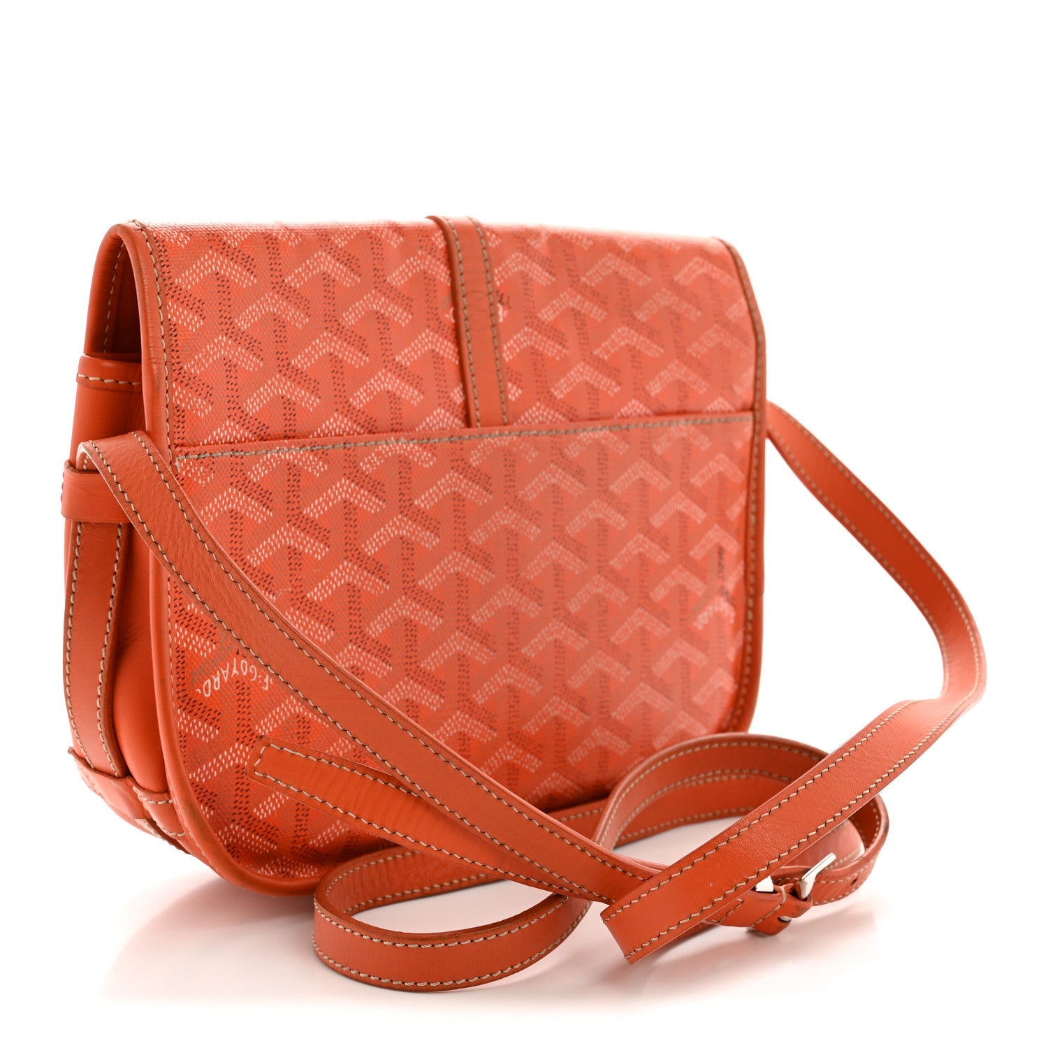 Goyardine Belvedere II PM Messenger Bag Orange