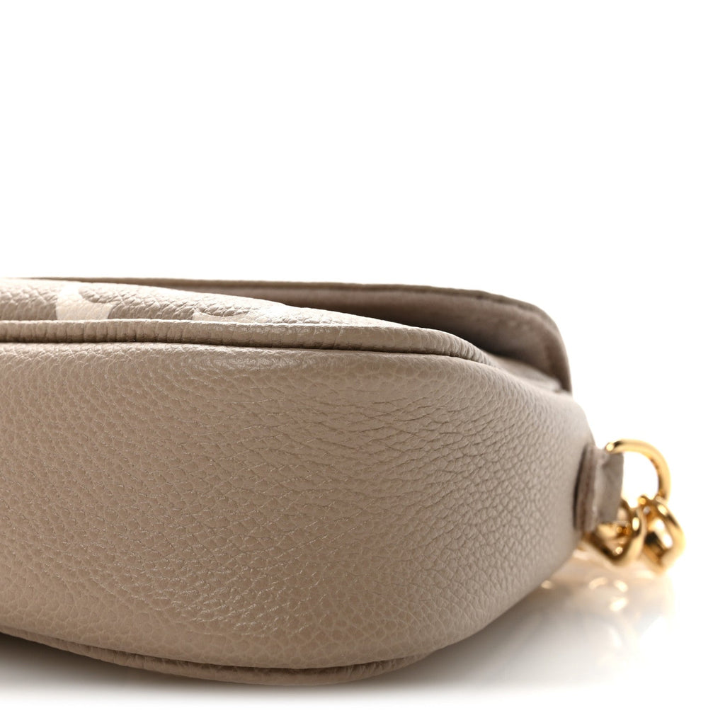 Empreinte Monogram Giant Ivy Wallet On Chain Tourterelle Creme