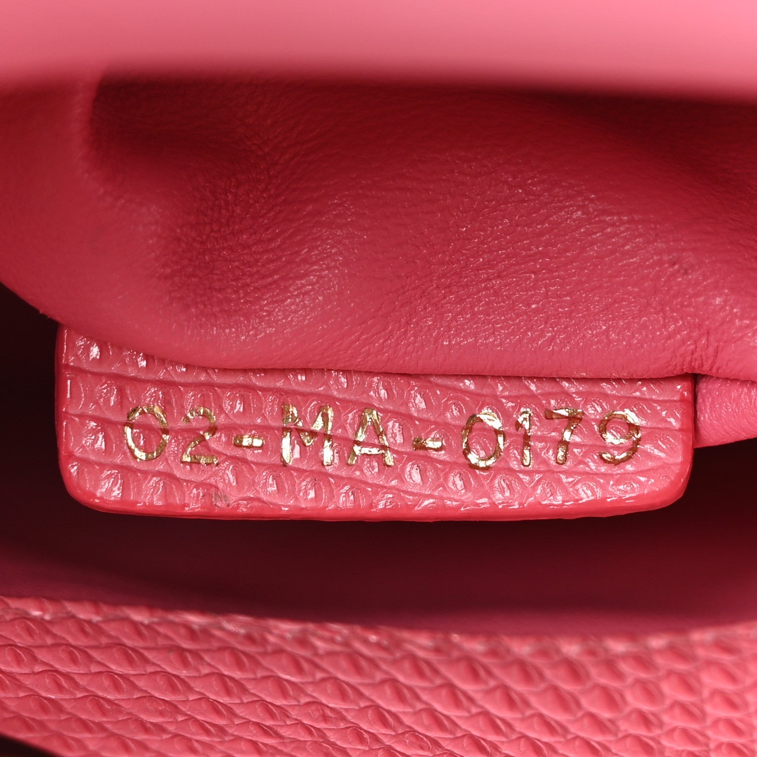 Lizard Mini Lady Dior Pink