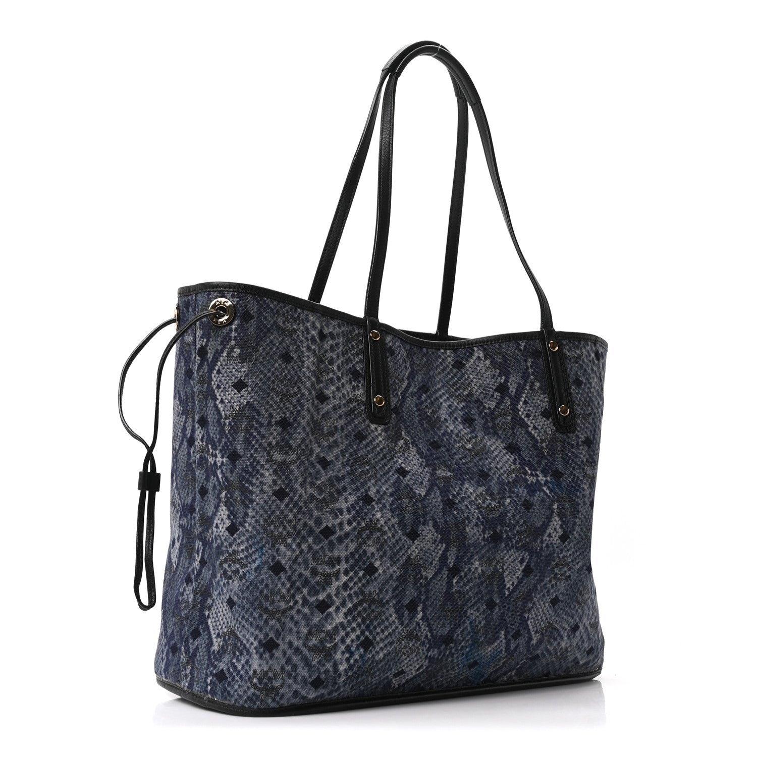 Visetos Large Project Reversible Shopper Tote Black