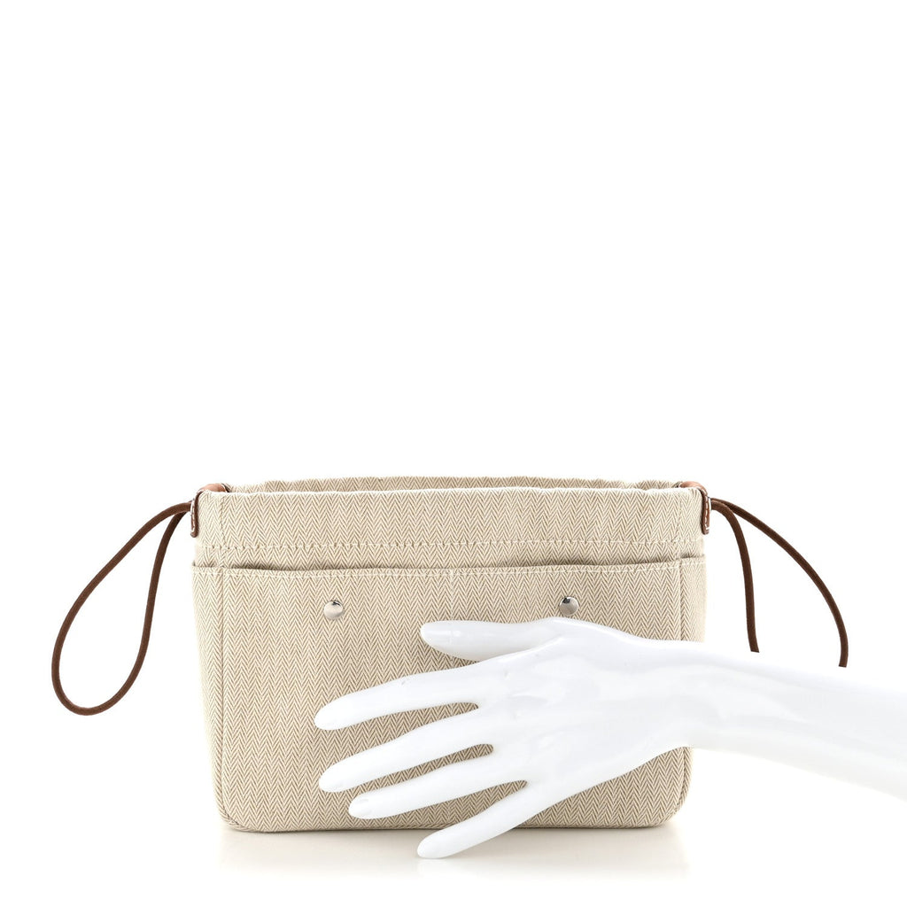 Canvas Barenia Fourbi 20 PM Pouch Naturel Fauve