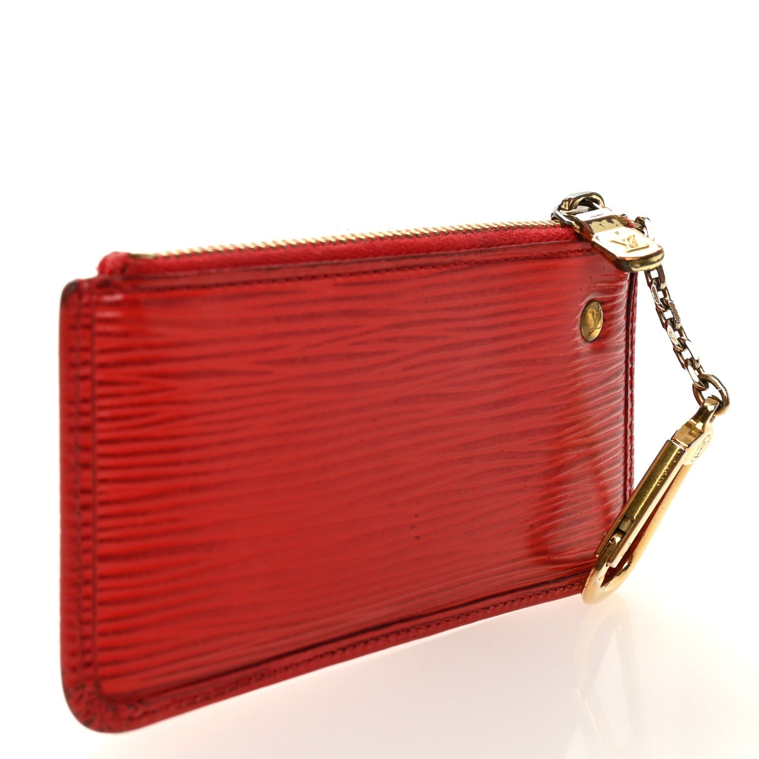 Epi Key Pouch Castillan Red