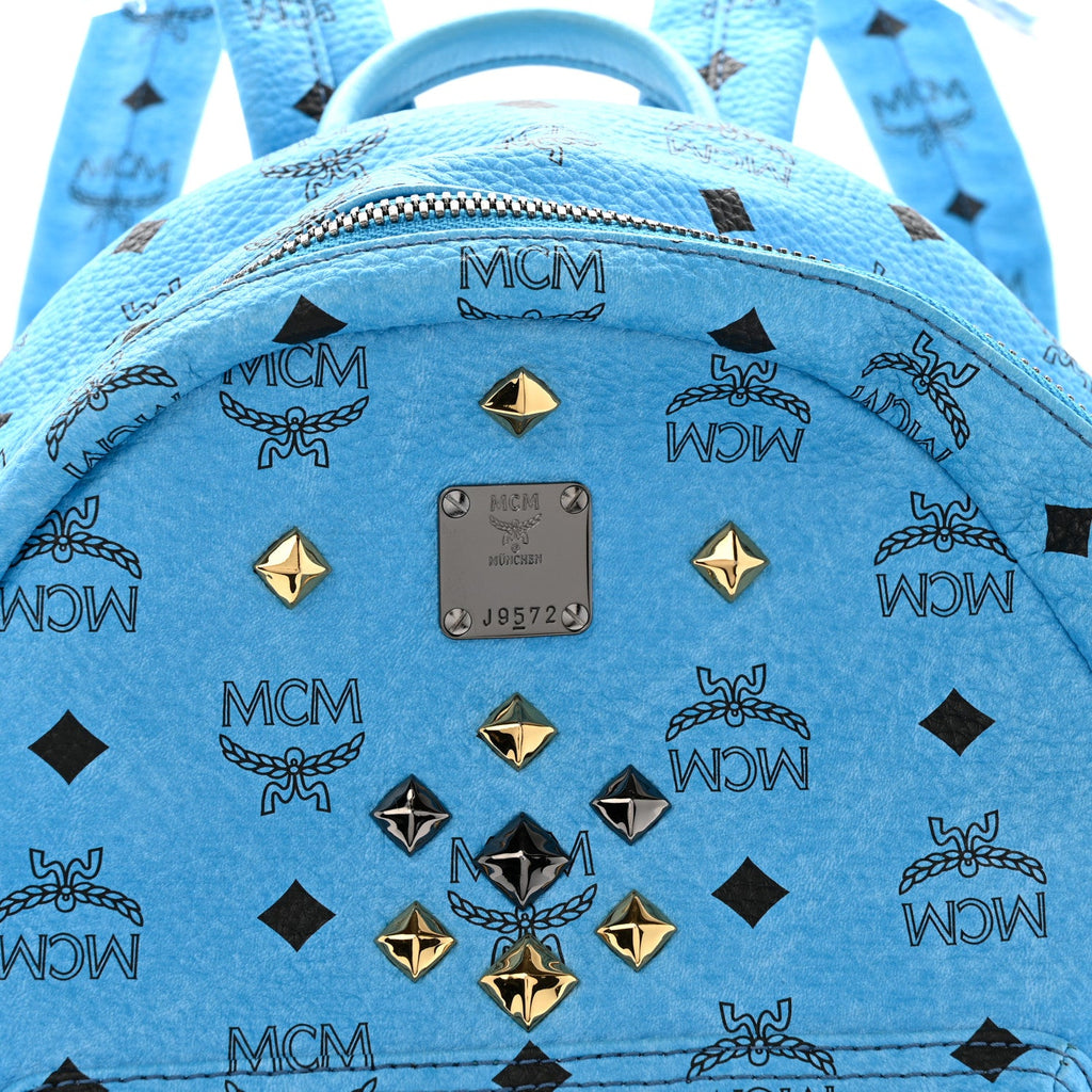 Visetos Studded Small Stark  Backpack Blue