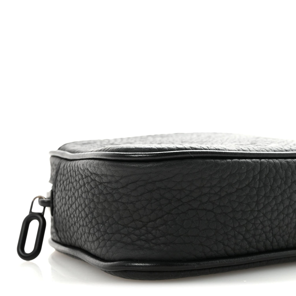 Taurillon Monogram Uniformes Solar Ray Soft Pochette Volga Belt Bag Black