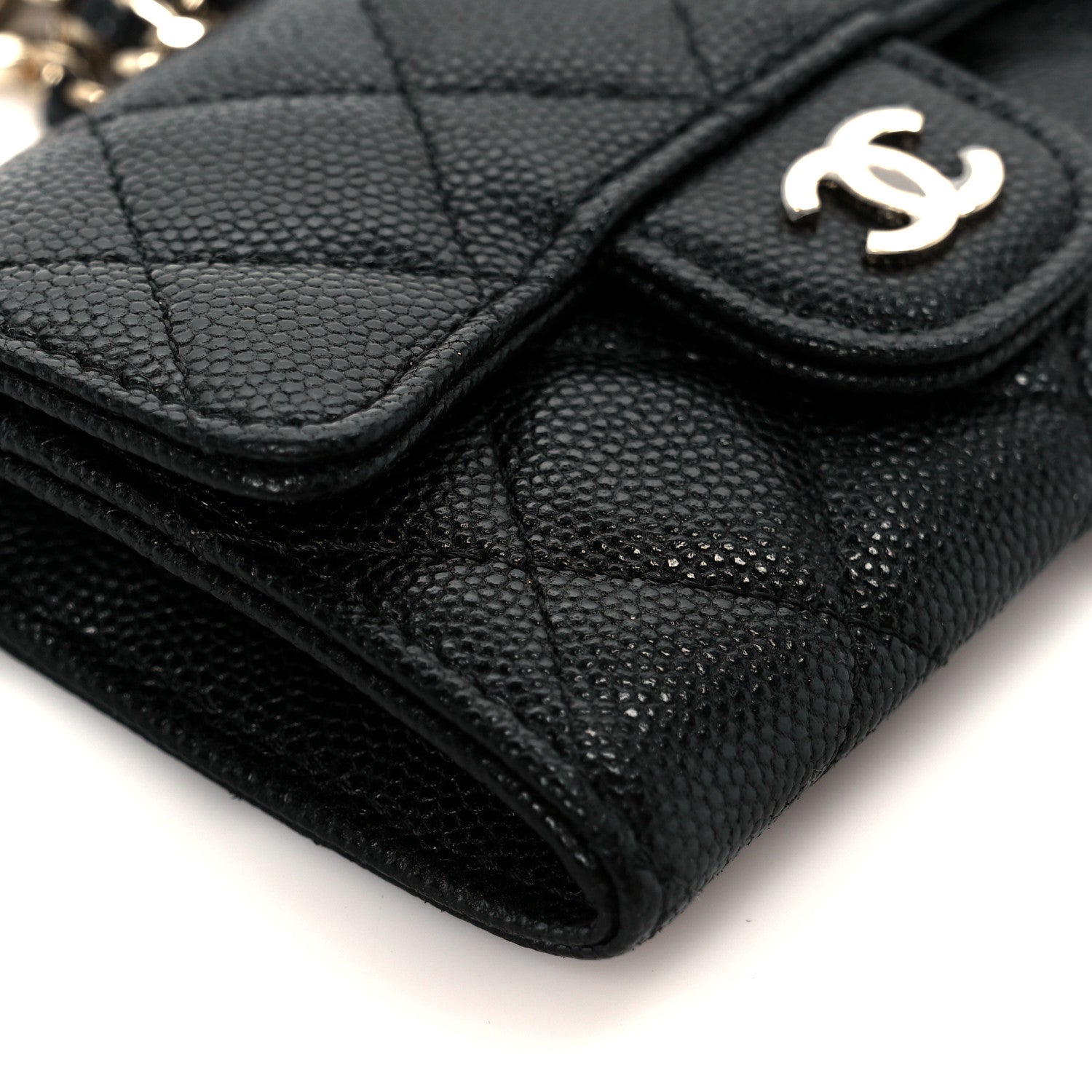 Caviar Quilted Belt Bag Black