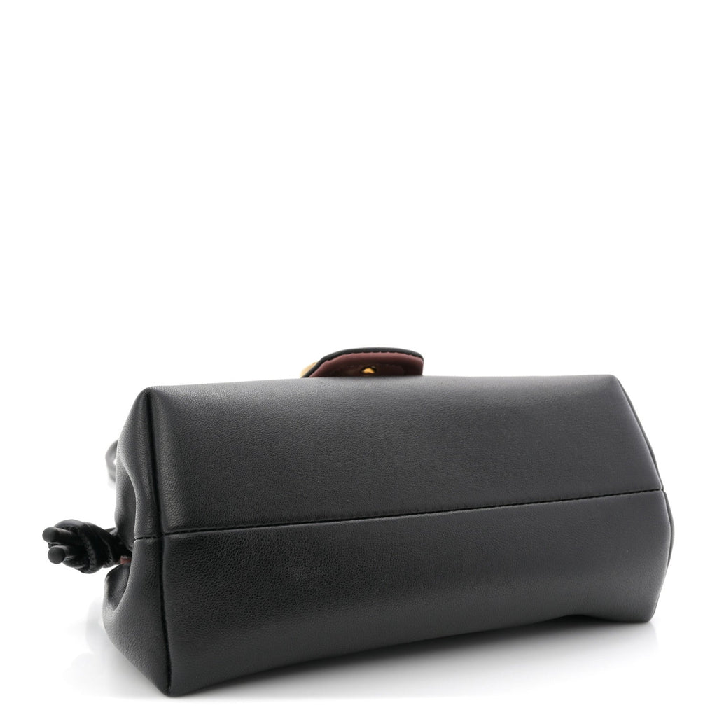 Lambskin Vlogo Mini Crossbody Bag Black