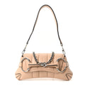 Nappa Vertical Matelasse Small Maxi Horsebit Chain Shoulder Bag  Rose Beige