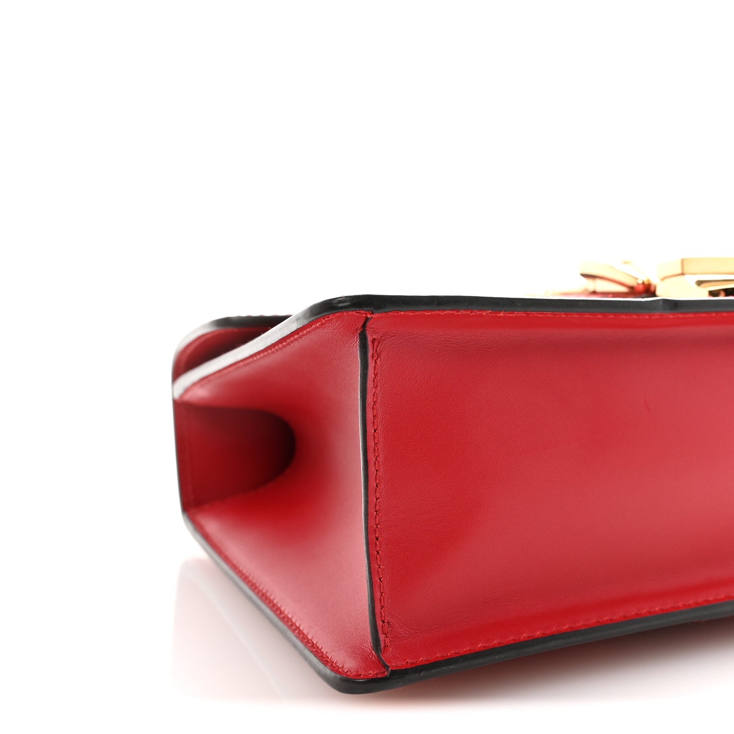 Calfskin Small Sylvie Shoulder Bag Hibiscus Red