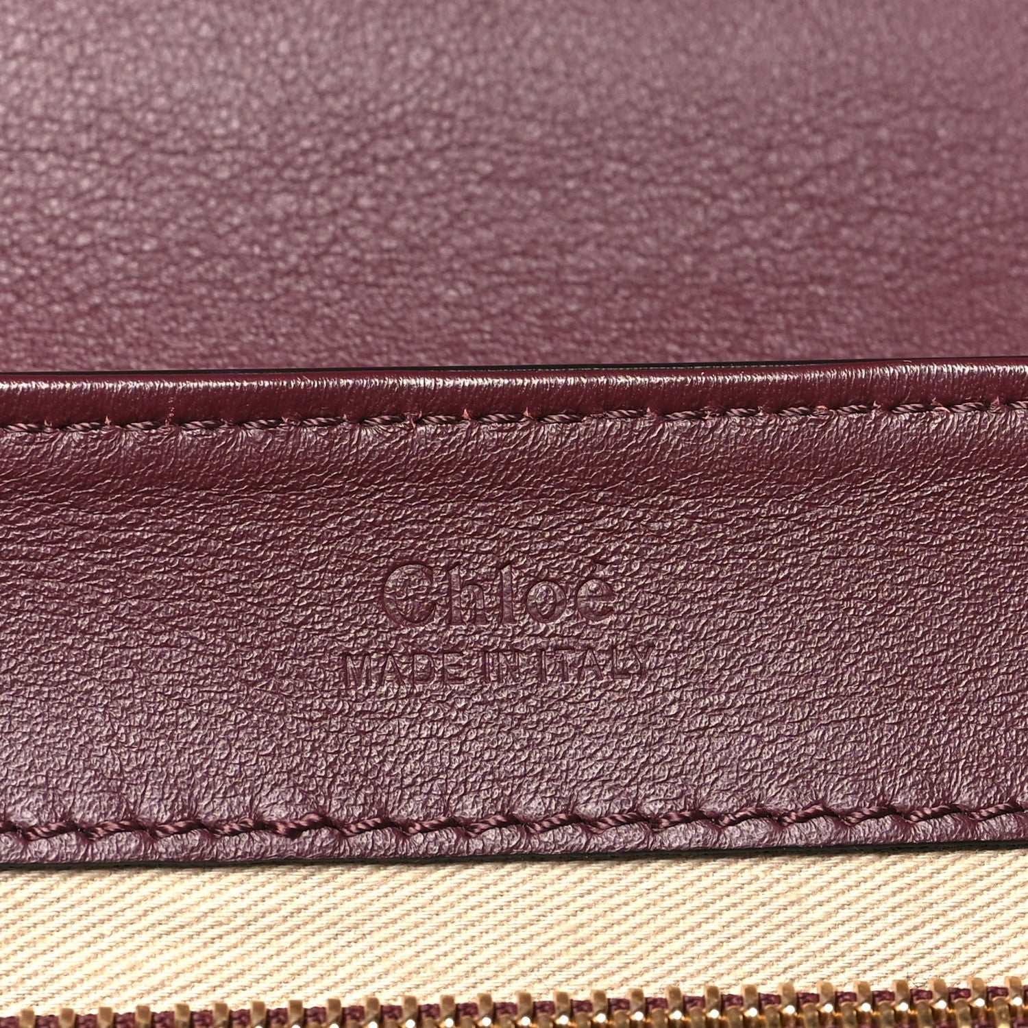Spazzolato Sfumato Calfskin Small C Double Carry Burnt Brown