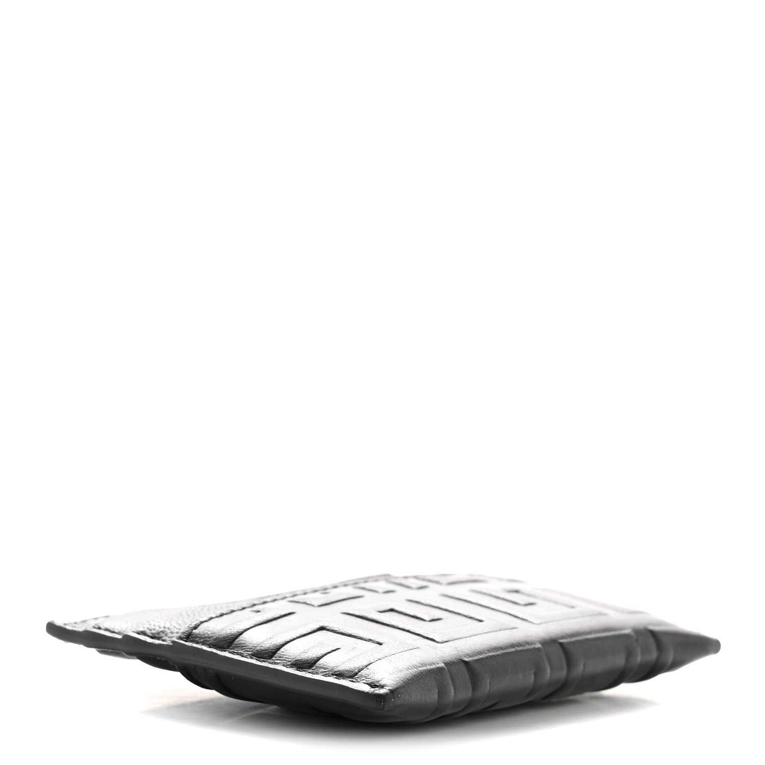 Calfskin 4G Embossed  Holder Black