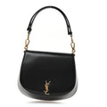 Box Calfskin Mini Voltaire Top Handle Bag Black