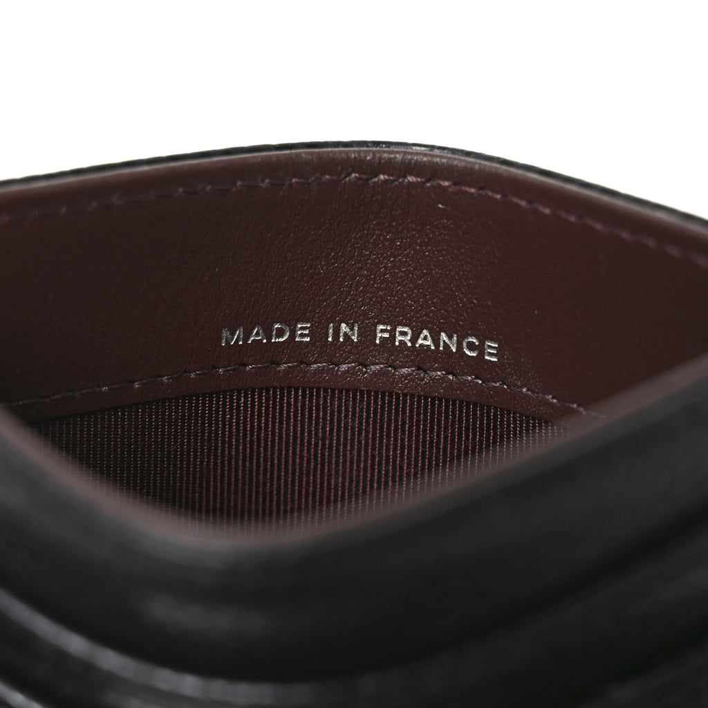 Caviar Quilted  Holder Black
