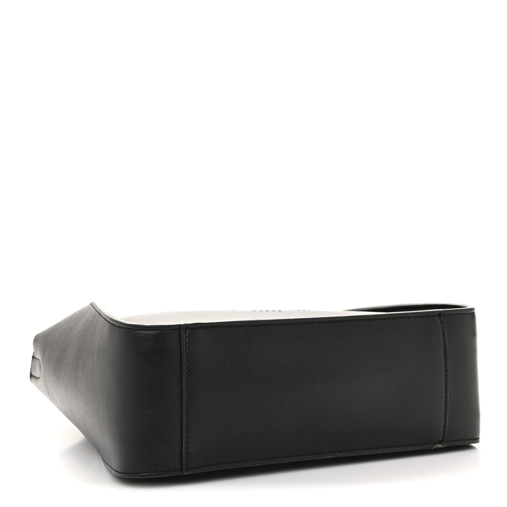 Eco Alter Nappa Perforated Logo Mini Crossbody Black