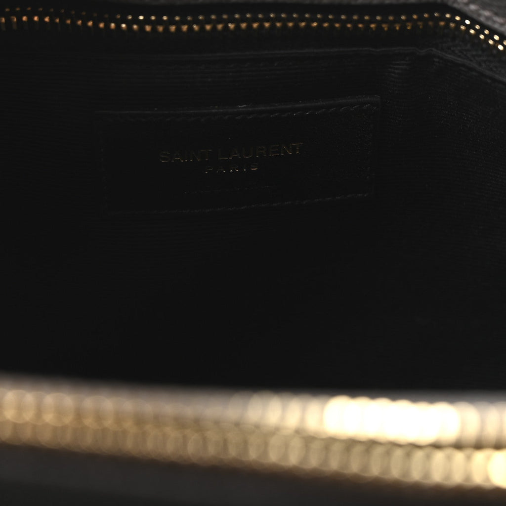 Grain De Poudre Matelasse Chevron Monogram Shopping Bag Fog