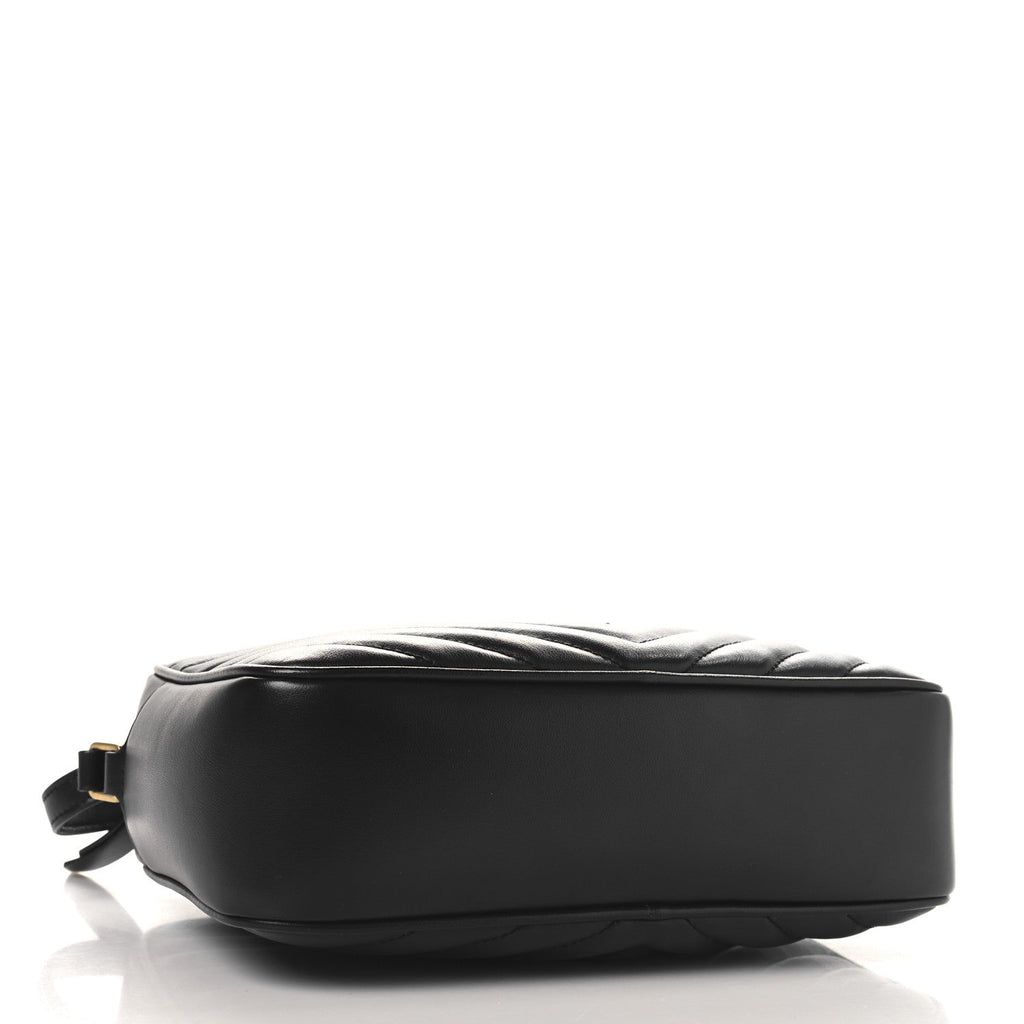 Calfskin Matelasse Monogram Lou Camera Bag Black