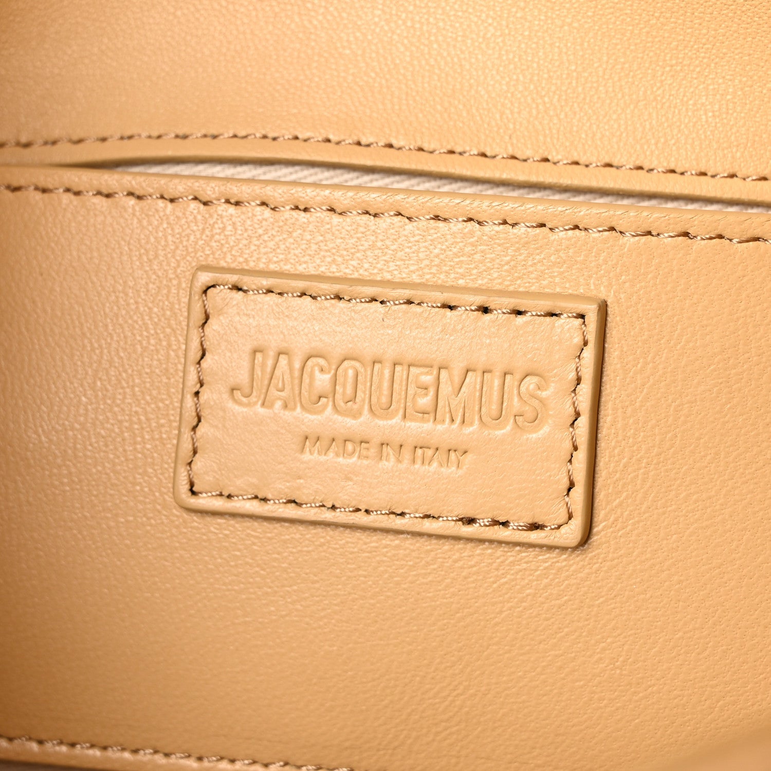 Padded Lambskin Le Bambimou Camel