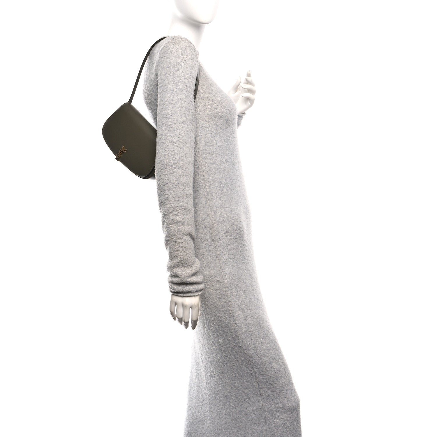 Box Calfskin Mini Voltaire Shoulder Bag Urban Grey