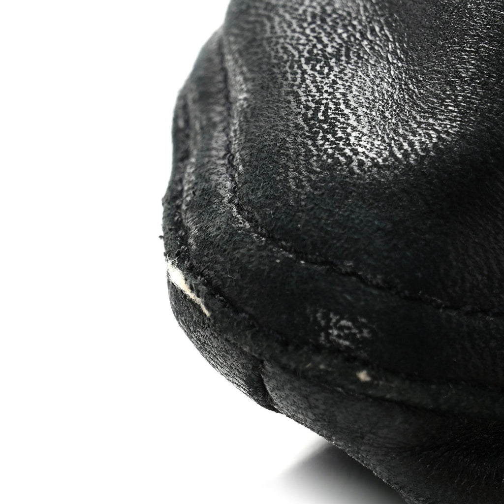Nappa Pocket Satchel Black