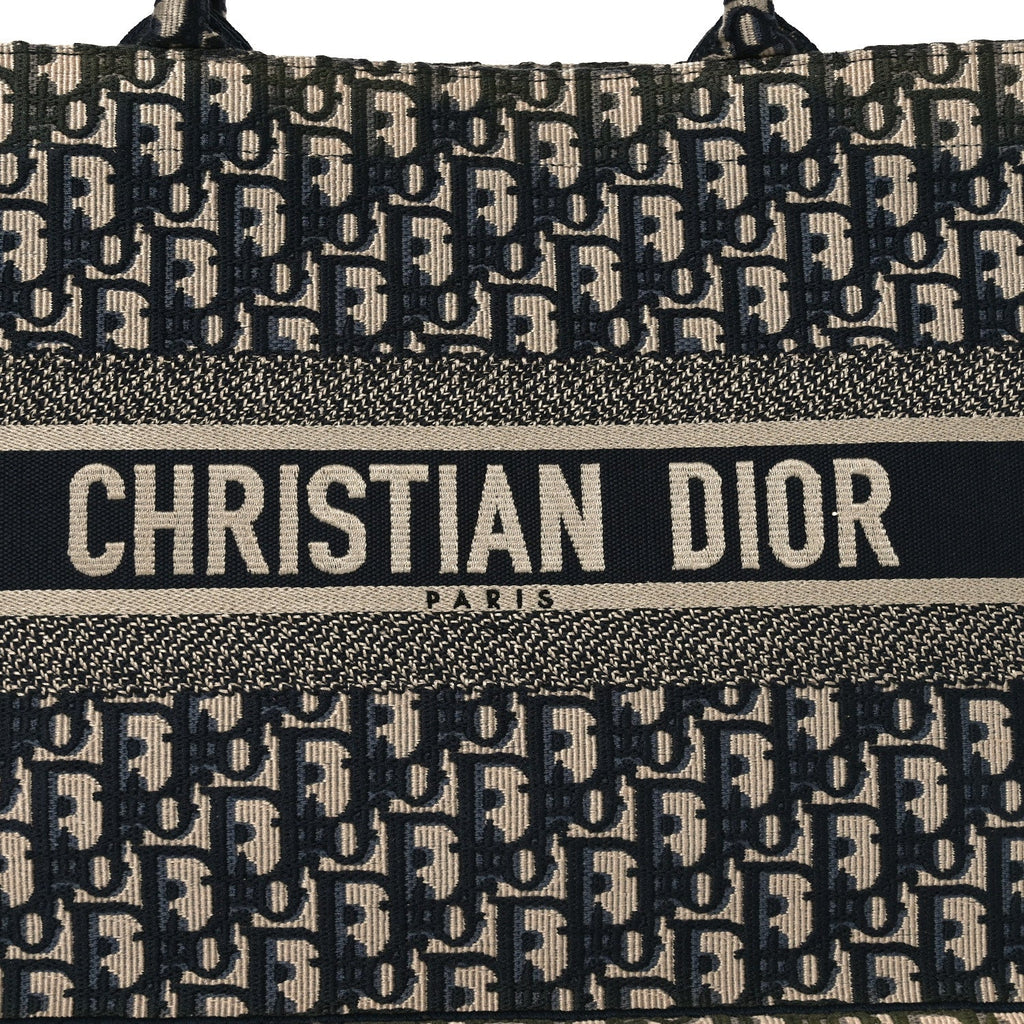 Oblique Medium Book Tote Blue Multicolor