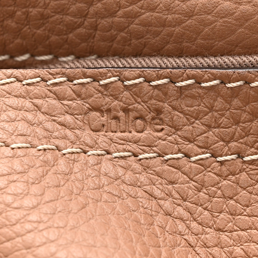 Calfskin Mini Marcie Round Crossbody Bag Nut