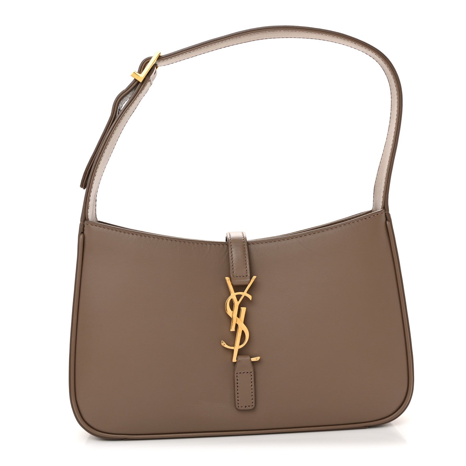 Smooth Calfskin Le 5 A 7 Hobo Taupe