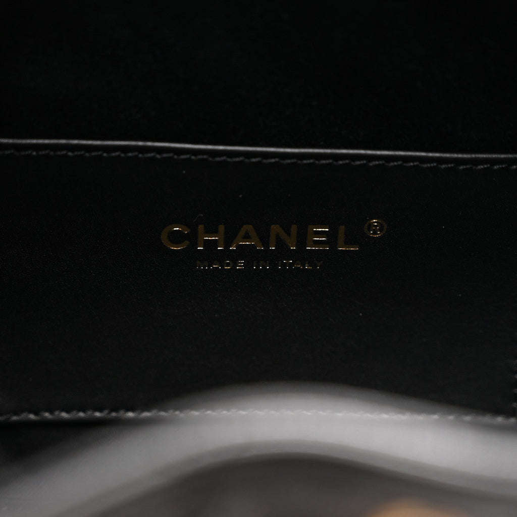 Caviar Quilted Mini Chanel 25 Handbag Black