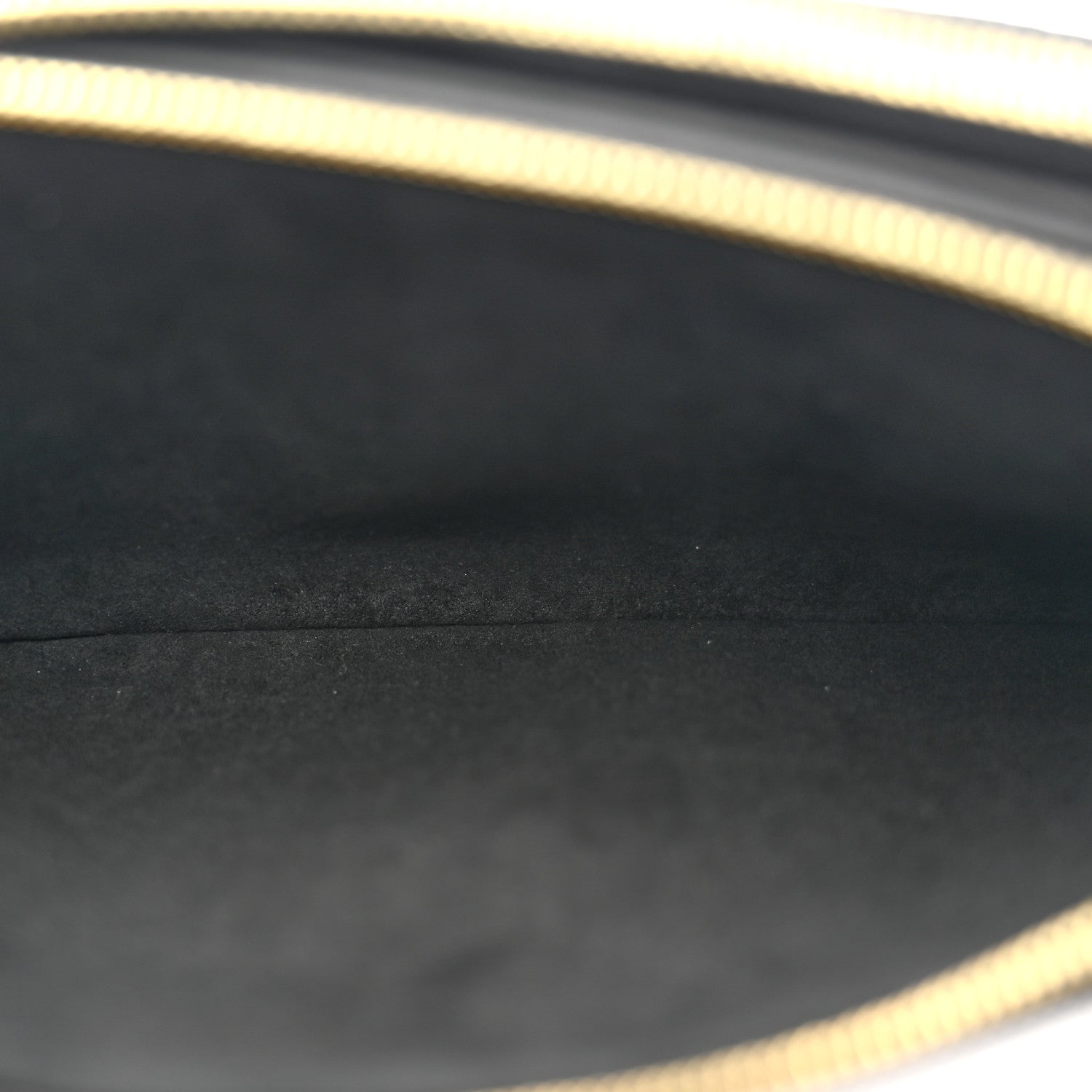 Empreinte Monogram Giant Double Zip Pochette Black Cream