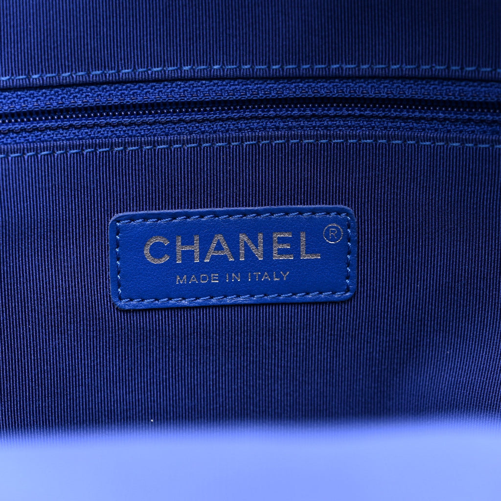 Canvas Cruise La Pausa Print Backpack Blue Multicolor