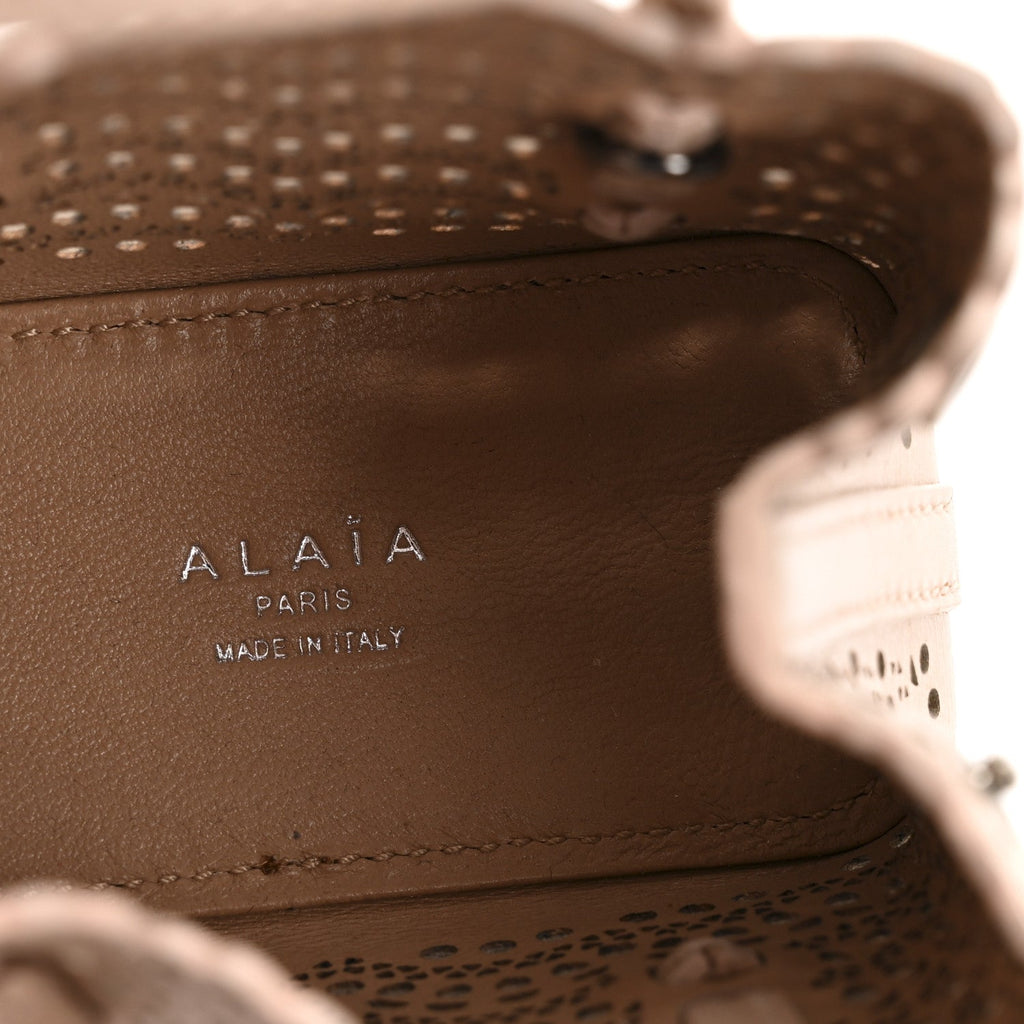 Calfskin Vienne Wave Mini Mina Bag Sable