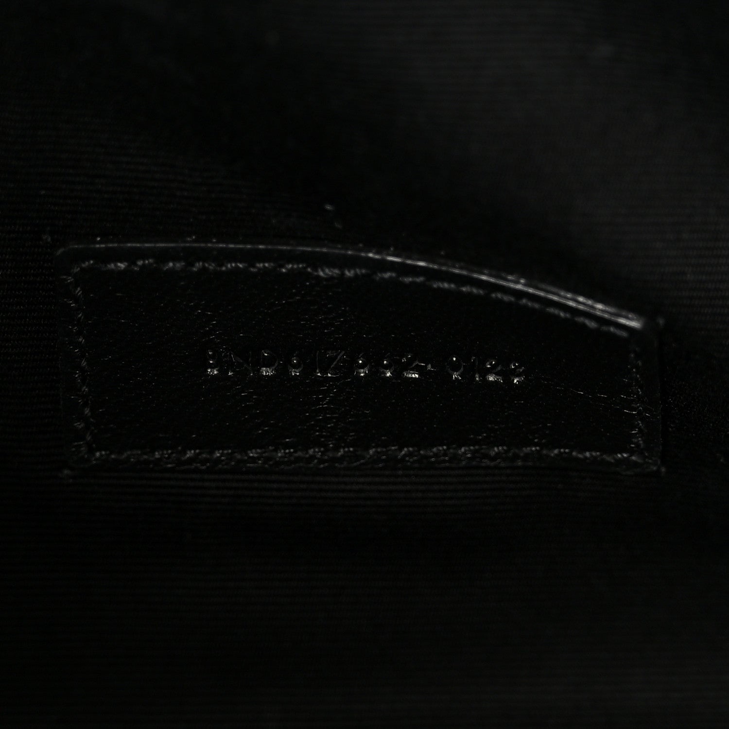 Grain De Poudre Matelasse Chevron Monogram Cassandre Flap Pouch Black