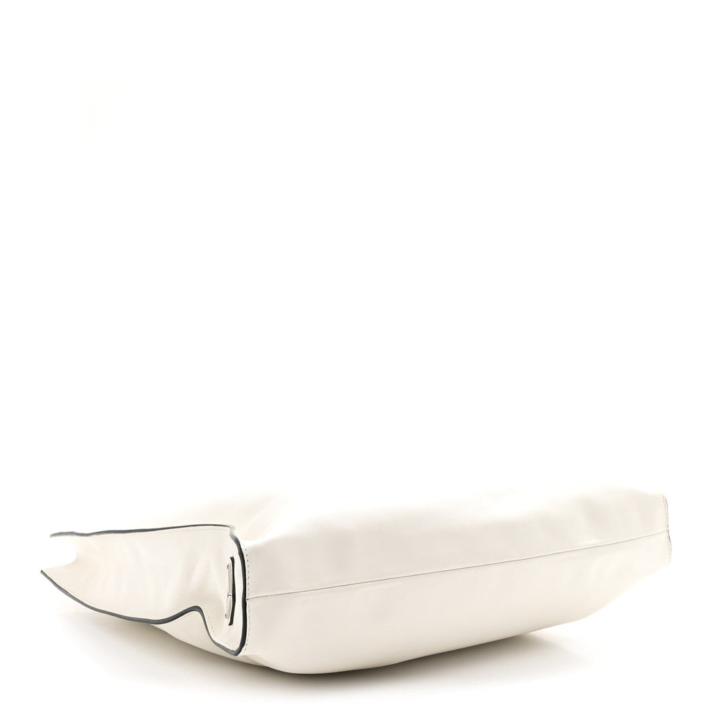Softy Calfskin Tote White