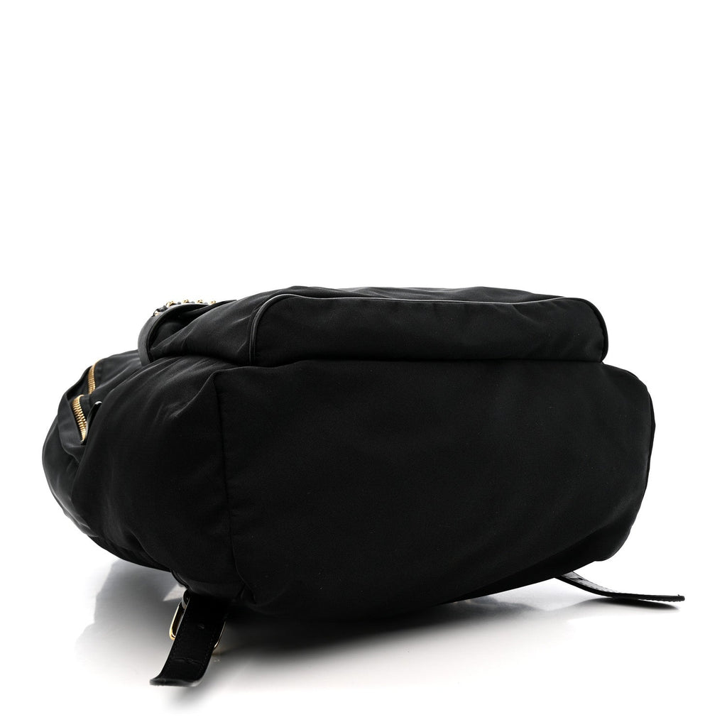 Nylon Eco Alter Nappa Mini Falabella GO Backpack Black