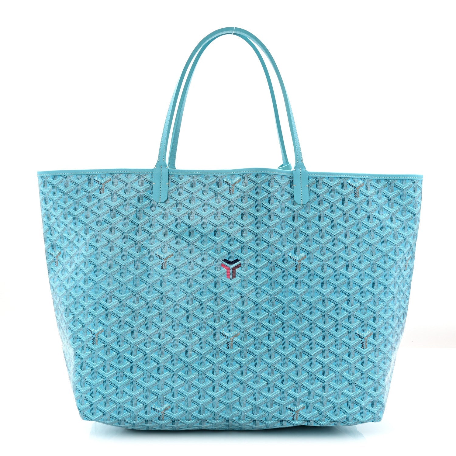 Goyardine Saint Louis GM Balise Beach Towel Set Turquoise