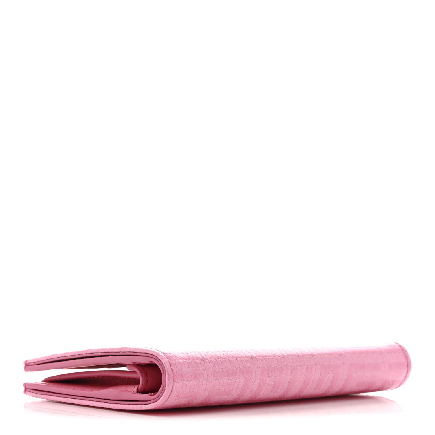 Embroidered Canvas 4G Logo G-Cut Bi-Fold Wallet Bright Pink