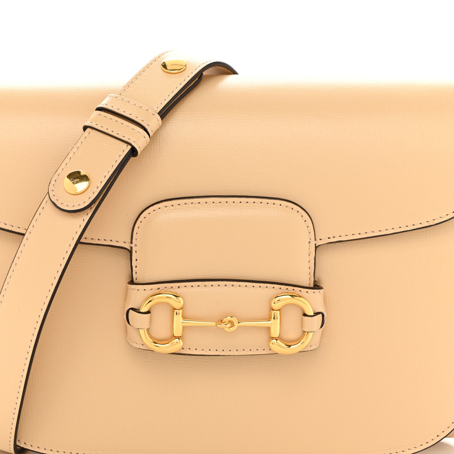 Azalea Calfskin Horsebit 1955 Shoulder Bag Bubble Tea