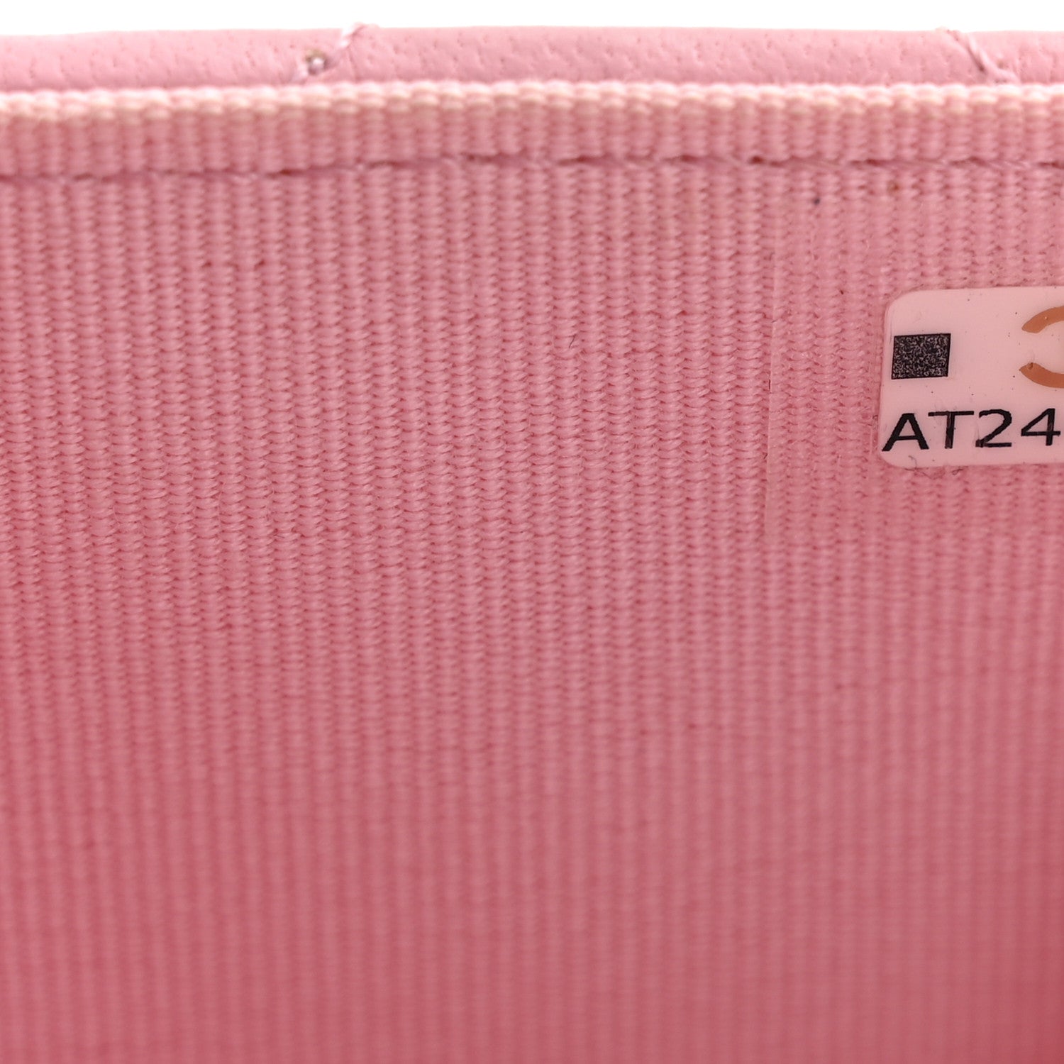 Lambskin Quilted Pick Me Up Mini Wallet On Chain Light Pink