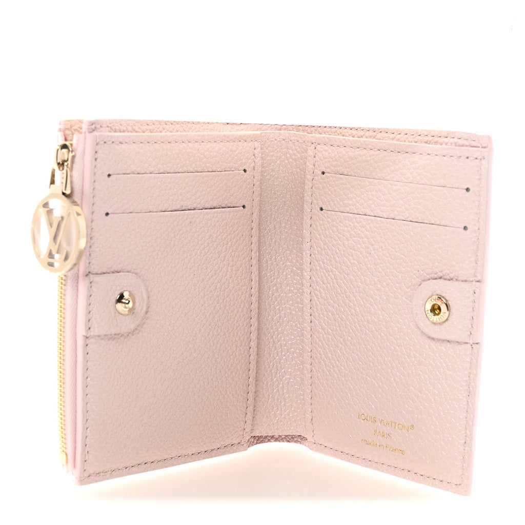 Empreinte Monogram Flower Lisa Wallet Snowy Pearl