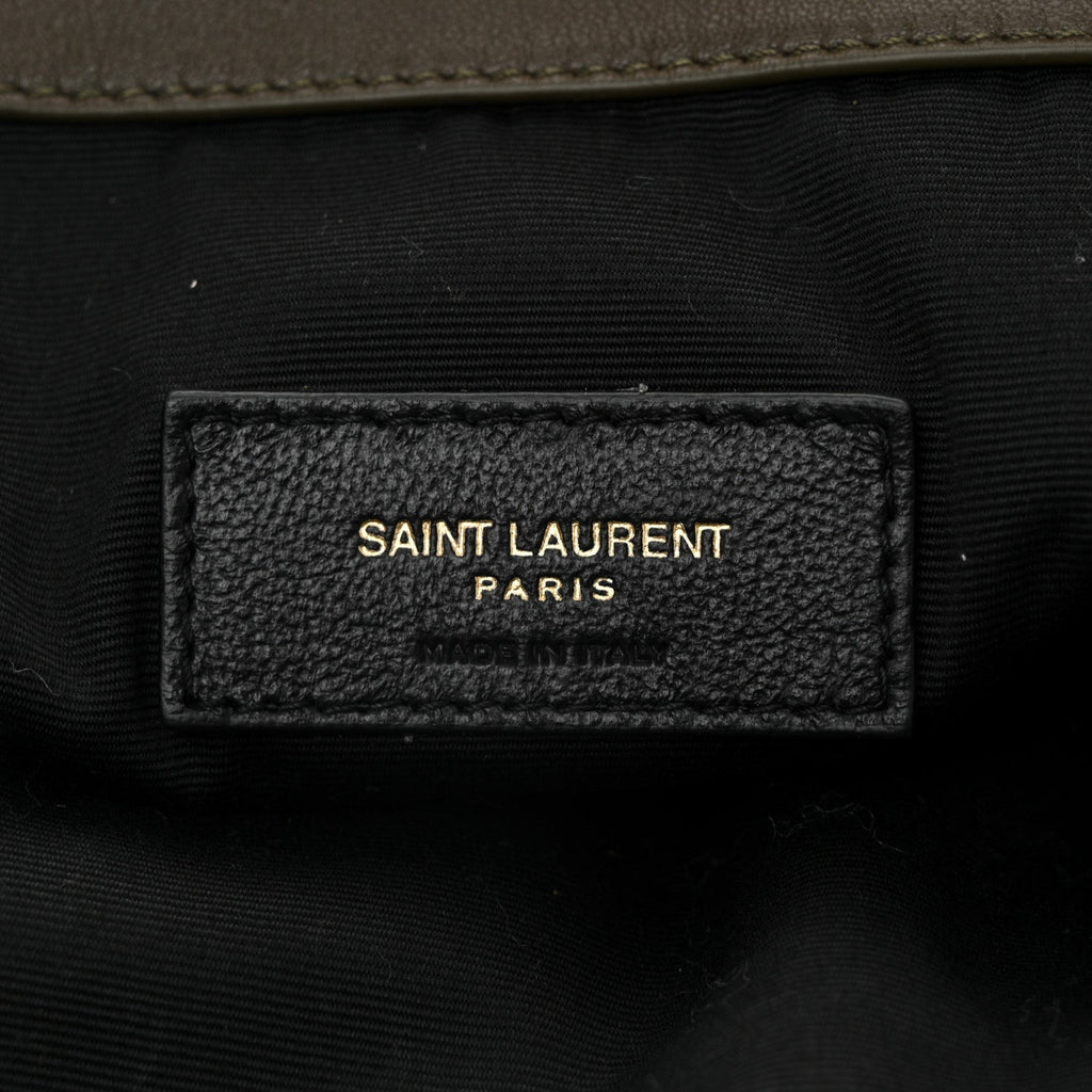 Lambskin Medium Jamie Shopping Tote Light Musk