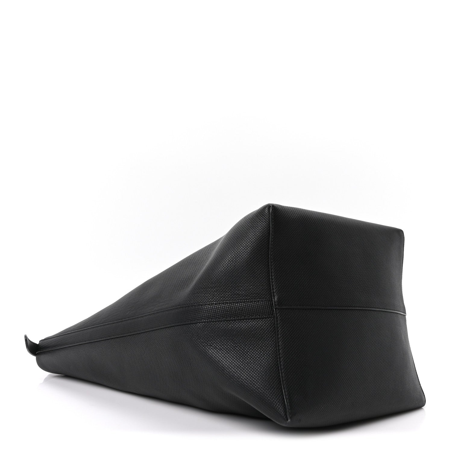 Grained Calfskin Large N/S Park Tote Black