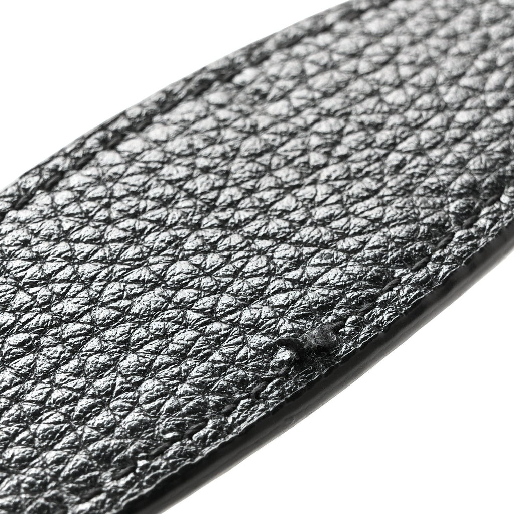 Pebbled Calfskin Soho Wallet On Chain Black