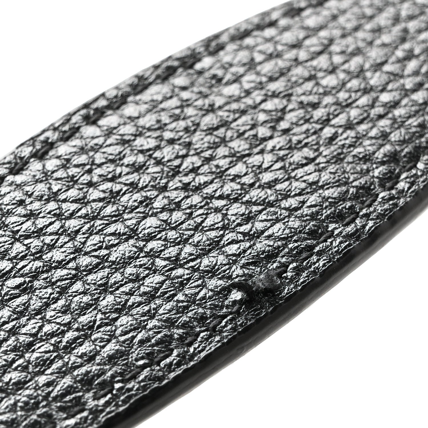 Pebbled Calfskin Soho Wallet On Chain Black